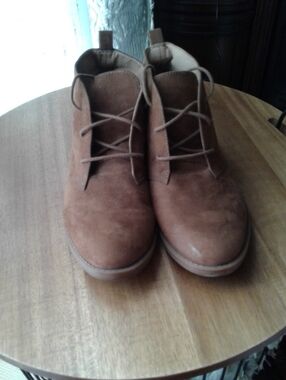 Franco Sarto Men's Brown Suede Chukka Boots